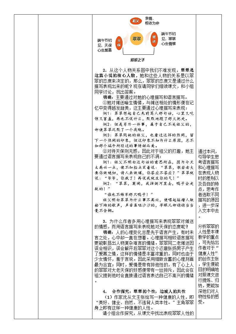 高中语文人教统编版选择性必修下册2.1.2《边城（节选）》精品教案第3页