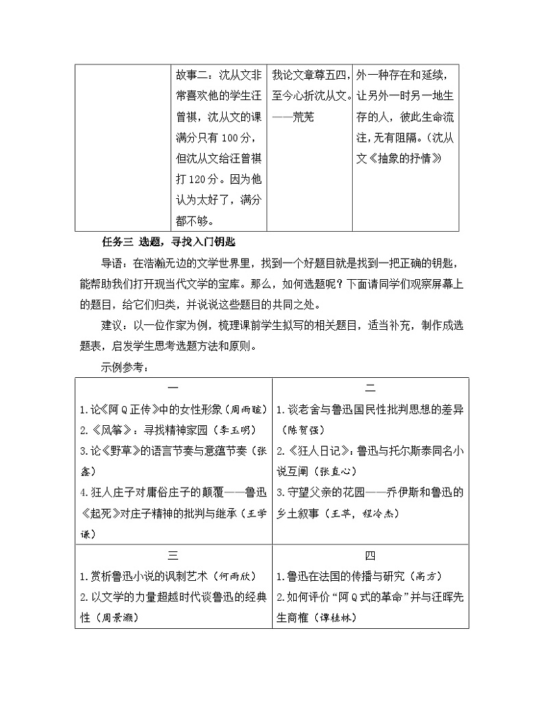 人教统编版高中语文 选择性必修下册《【实践活动专题】文学，时代的镜子：举办读书研讨会》教学设计第3页