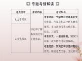 2024届高考语文学业水平测试复习专题九识记和理解基本的文学文化常识课件