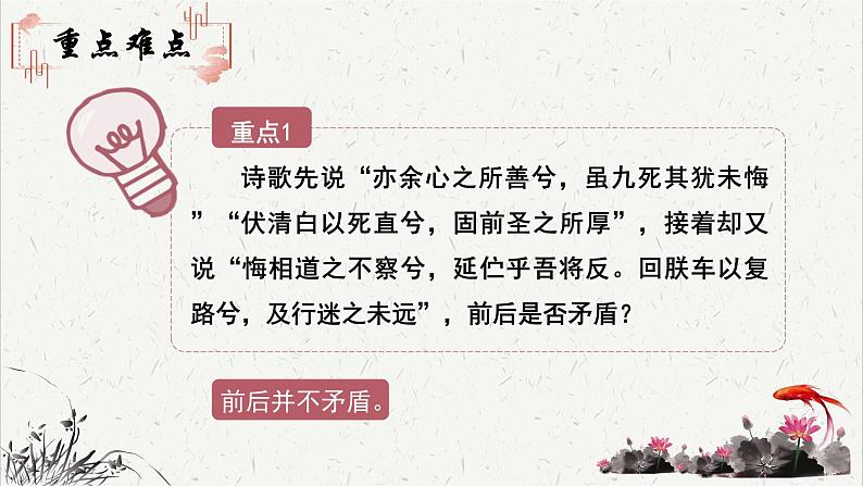 高中语文 人教统编版选择性必修下册  第一单元《离骚》重难探究  PPT第4页