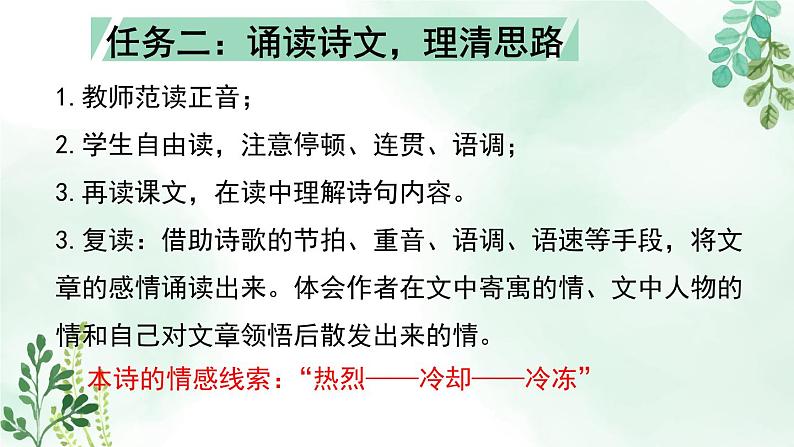 高中语文 人教统编版选择性必修下册 第一单元《氓》名师课件（第1课时）第8页