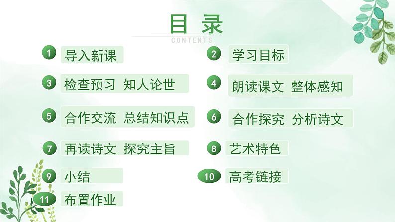 高中语文人教统编版选择性必修下册  第一单元《蜀道难》名师课件第3页