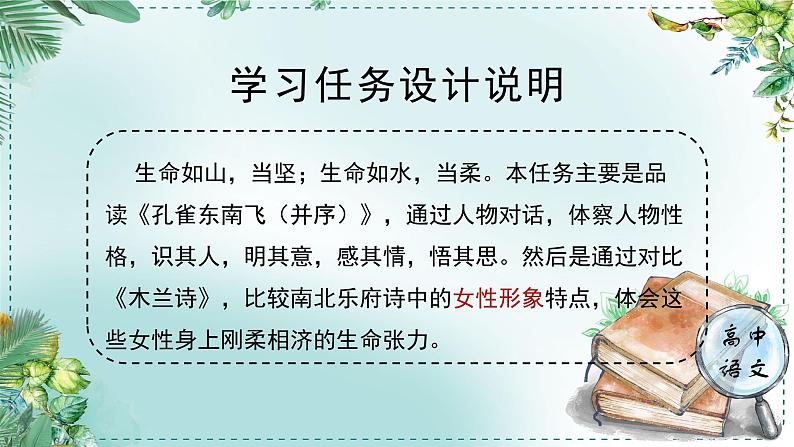 高中语文人教统编版选择性必修下册  第一单元《学习任务二：刚柔相济的生命张力》名师单元教学课件（2课时）第2页