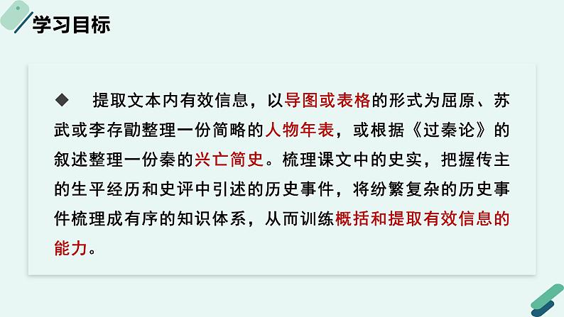 高中语文 人教统编版选择性必修中册《【阅读专题5】提取与整理：史实梳理》教学课件第2页