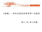 人教版（新课标）高中语文必修五第一单元第三课《边城》课件