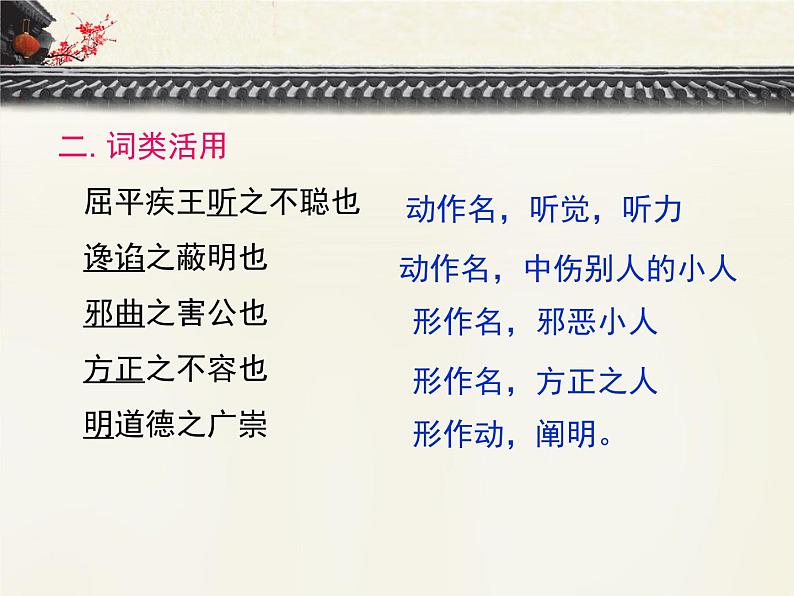 人教统编版高中语文选择性必修 中册第四单元 9《屈原列传》基础字词梳理  课件第4页