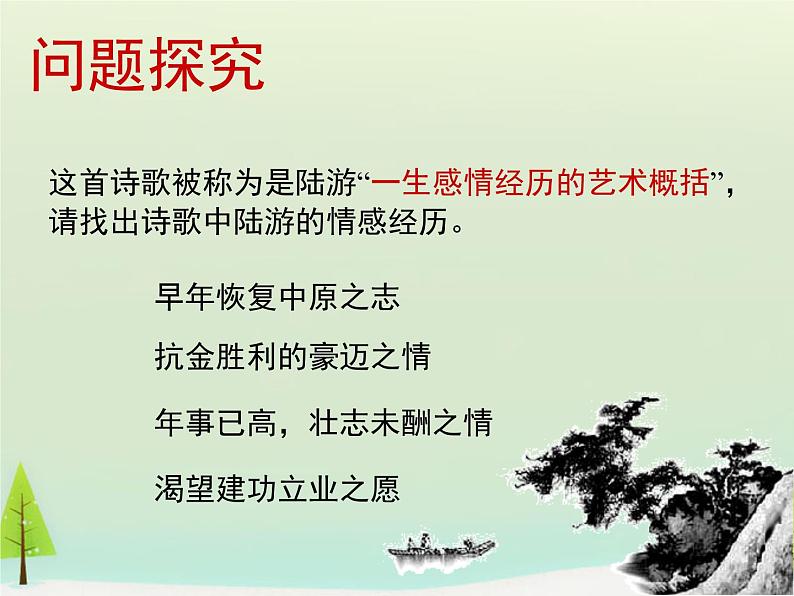 人教统编版高中语文选择性必修 中册 古诗词诵读《书愤》参考课件第7页