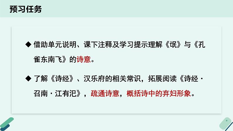 人教统编版高中语文 选择性必修下册《【阅读专题2】觉醒与殉情：悲剧女性的心路历程》教学课件第4页