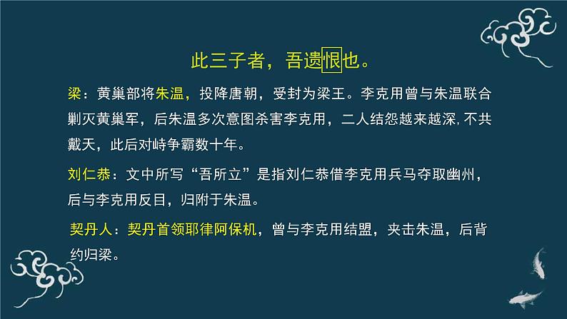 人教统编版高中语文选择性必修中册  第三单元  11*《五代史伶官传序》名师课堂课件第7页