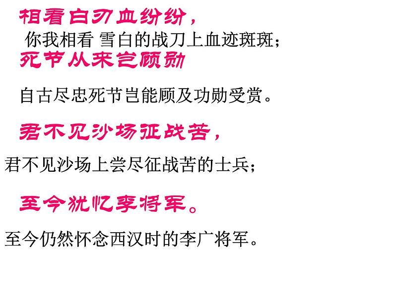 人教统编版高中语文选择性必修中册  古诗词诵读《燕歌行并序》参考课件第8页