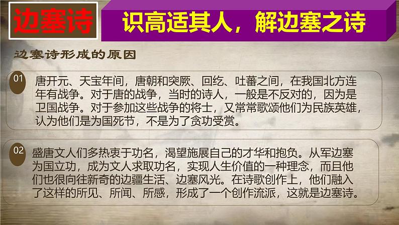 人教统编版高中语文选择性必修中册  古诗词诵读《燕歌行并序》精品课件第2页