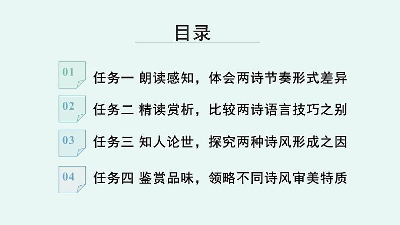 人教统编版高中语文必修上册  第二单元 7*《【阅读专题3】刚健与淡远：〈短歌行〉〈归园田居（其一）〉艺术风格择析》教学课件第4页