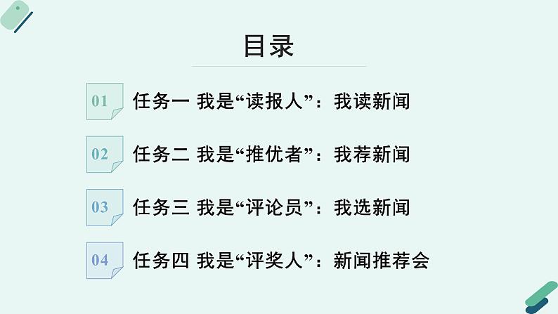 人教统编版高中语文必修上册《【实践活动专题1】新闻推荐会：传播时代强音》教学课件第2页