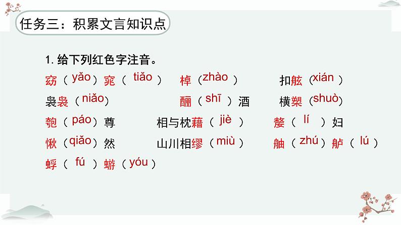 人教统编版高中语文必修上册 第七单元  16*《赤壁赋》优质教学课件（第1课时）第8页