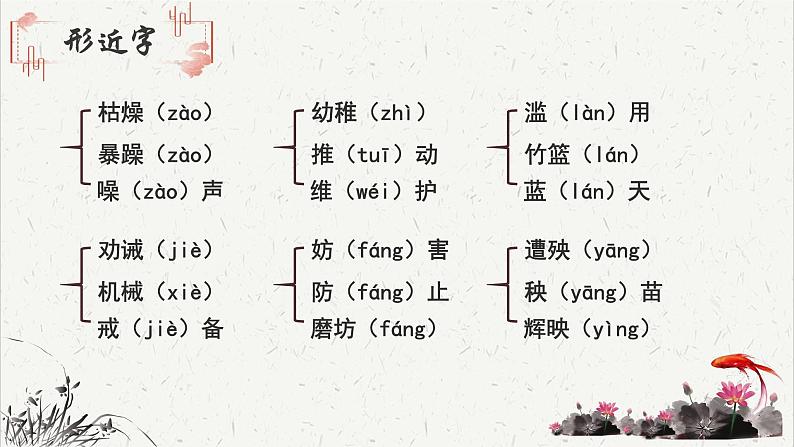 人教统编版高中语文必修上册第六单元 11*《反对党八股》基础字词积累  课件第4页