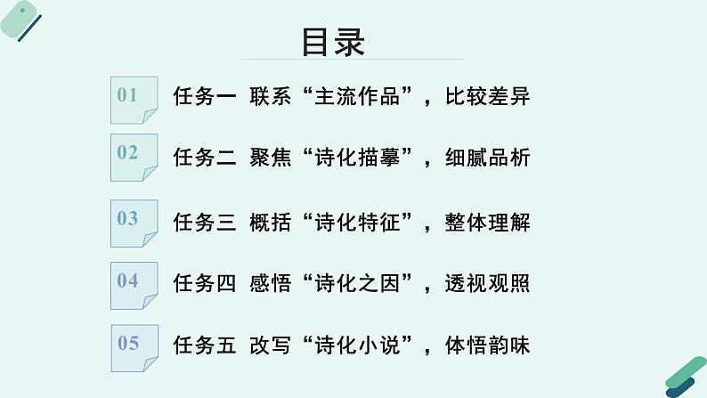 人教统编版高中语文必修上册《【阅读专题3】清新俊雅：欣赏“诗化小说”的气韵》教学课件第4页