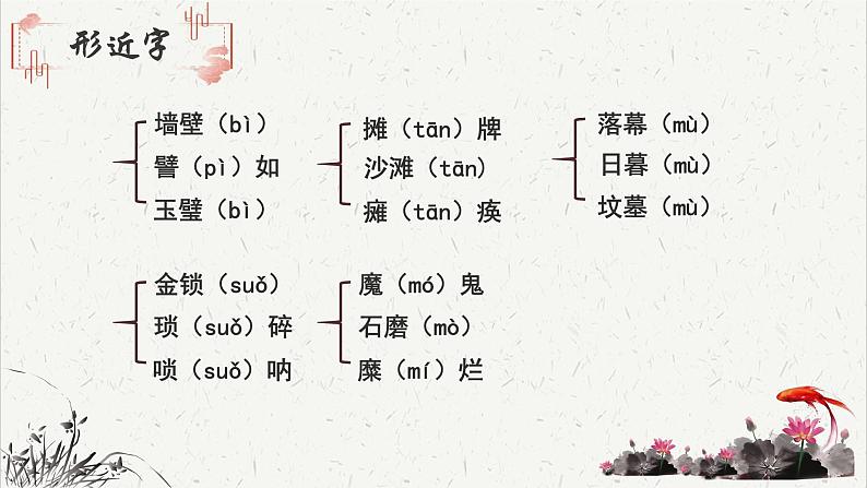 人教统编版高中语文必修 上册6-13.2*《上图书馆》基础字词积累  课件第4页