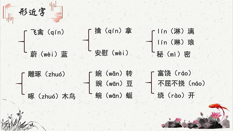 人教统编版高中语文必修 上册 1-2.4*《致云雀》基础字词积累  课件第4页