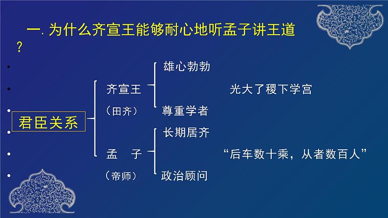 人教统编版高中语文必修 下册1-1.2*《齐桓晋文之事》名师课堂课件第5页