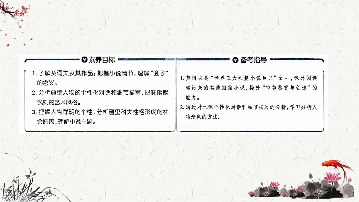 人教统编版高中语文必修 下册 6-13.2*《装在套子里的人》基础字词积累 课件第3页