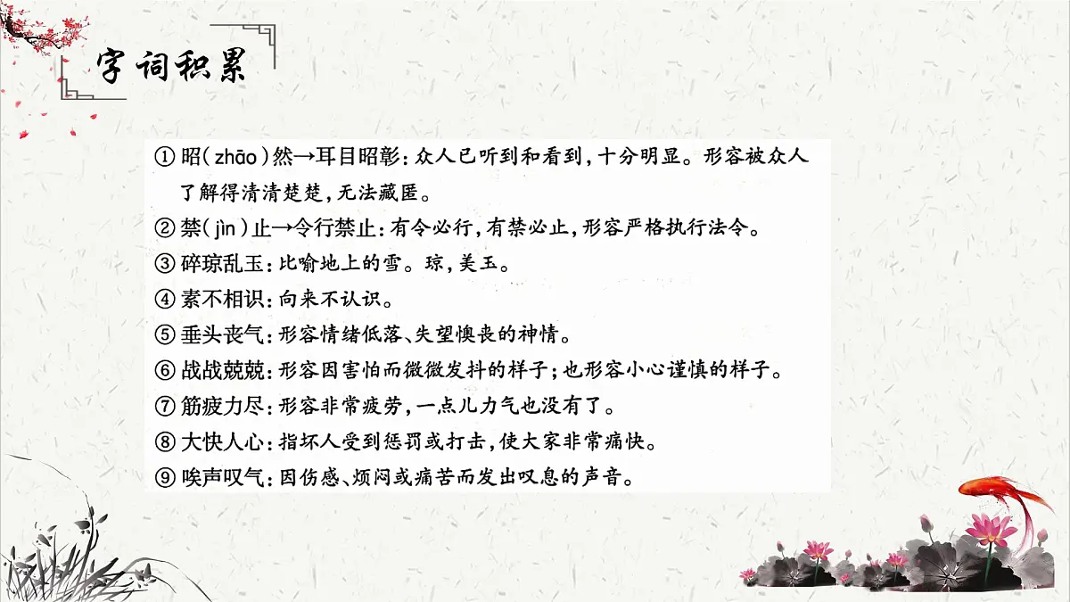 人教统编版高中语文必修 下册 6-13.2*《装在套子里的人》基础字词积累 课件第4页