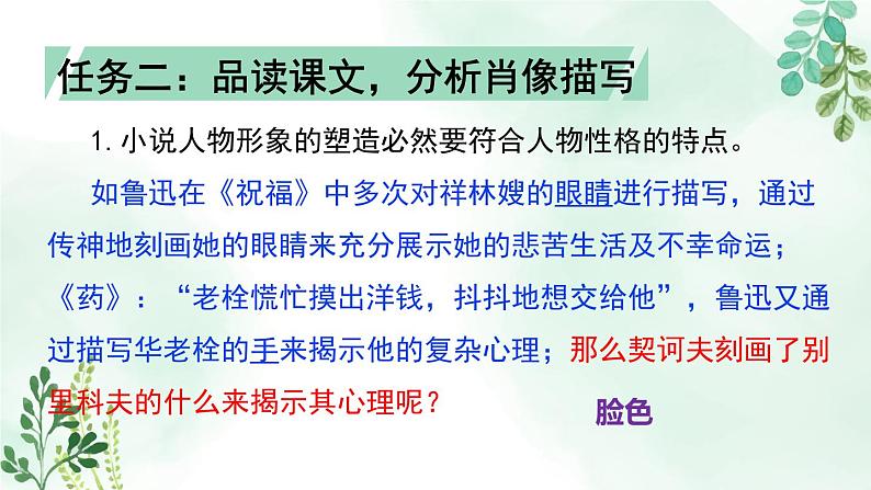 人教统编版高中语文必修 下册 6-13.2*《装在套子里的人》名师课件（第2课时）第7页