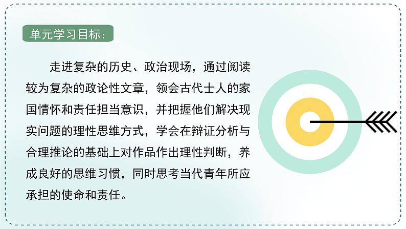 人教统编版高中语文必修下册第八单元责任与担当《学习任务一：把握观点，理解文章的针对性》单元教学课件（一二课时）第7页