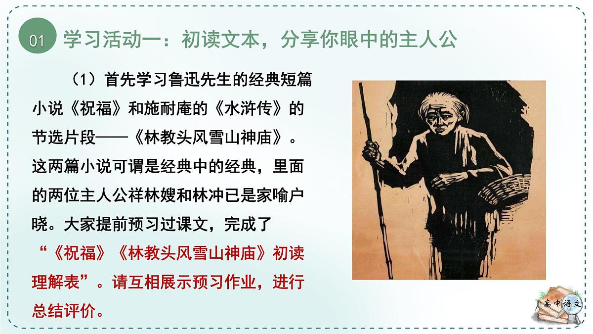 人教统编版高中语文必修下册第六单元观察与批判《学习任务一：主问题”驱动下的组文阅读》单元教学课件（一二课时）第7页