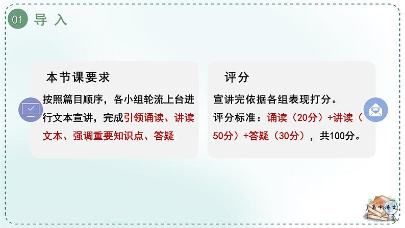 人教统编版高中语文必修下册第一单元中华文明之光《学习任务二：学习经典》单元教学课件（3课时）第6页