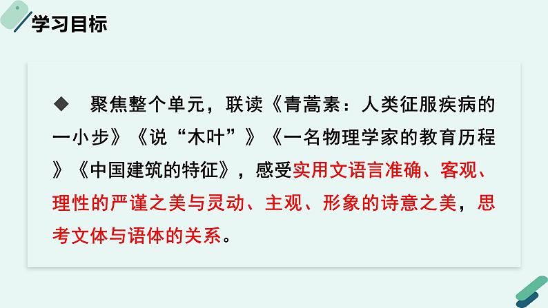 人教统编版高中语文必修下册【阅读专题4】言语之美：文体与语体的关系  课件第2页