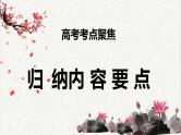 人教统编版高中语文必修下册高考考点聚焦：归纳内容要点  课件