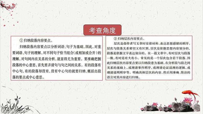 人教统编版高中语文必修下册高考考点聚焦：归纳内容要点  课件第7页