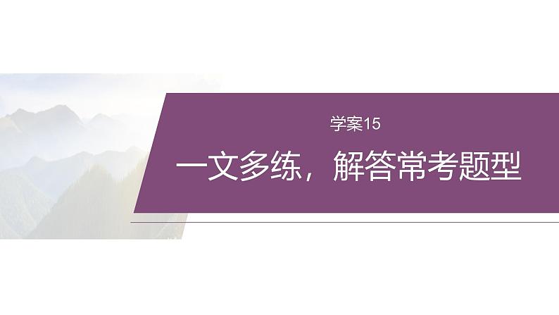 复习任务群四   任务一 学案15　一文多练，解答常考题型--2025语文步步高大二轮专题复习课件第8页