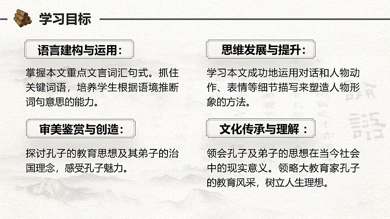 部编版2024高中语文必修下册《子路、曾皙、冉有、公西华侍坐》 课件第2页