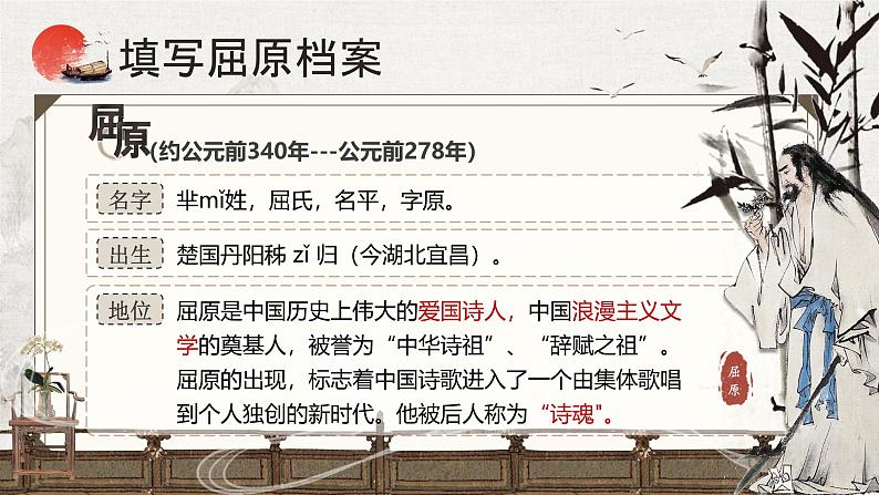 部编版2025高中语文选择性必修下册《离骚》 课件第6页