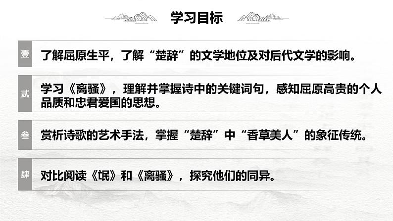 部编版2025高中语文选择性必修下册《离骚》课件第2页