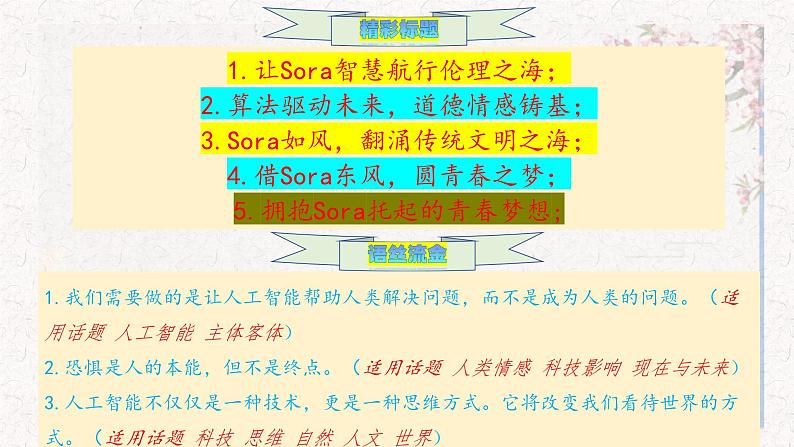 2024年度热点素材全年回顾作文素材-备战2025年高考语文作文热点新闻素材积累解读与训练课件第4页