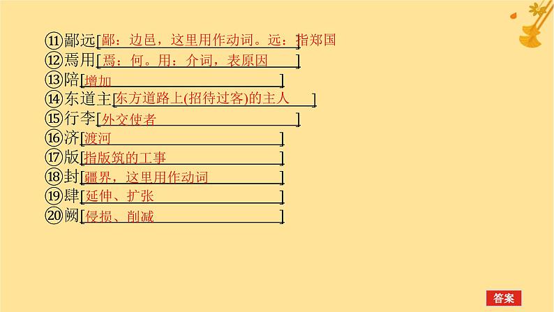 2025版高考语文全程一轮复习第一部分古诗文阅读复习任务群一文言文阅读任务一教考结合四烛之武退秦师课件第5页