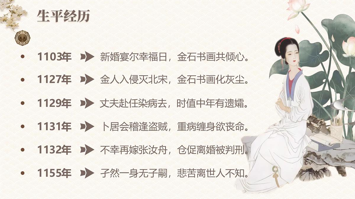 部编版2025高中语文必修上册《声声慢》 课件第5页
