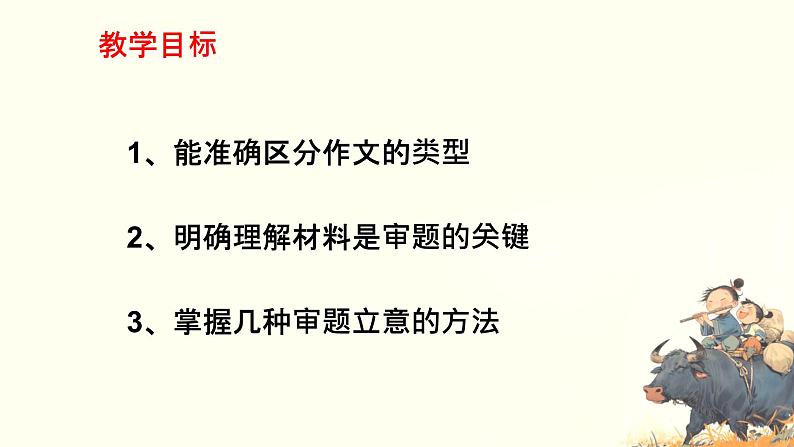 2025届高考语文复习专题之作文审题立意学案课件PPT第2页