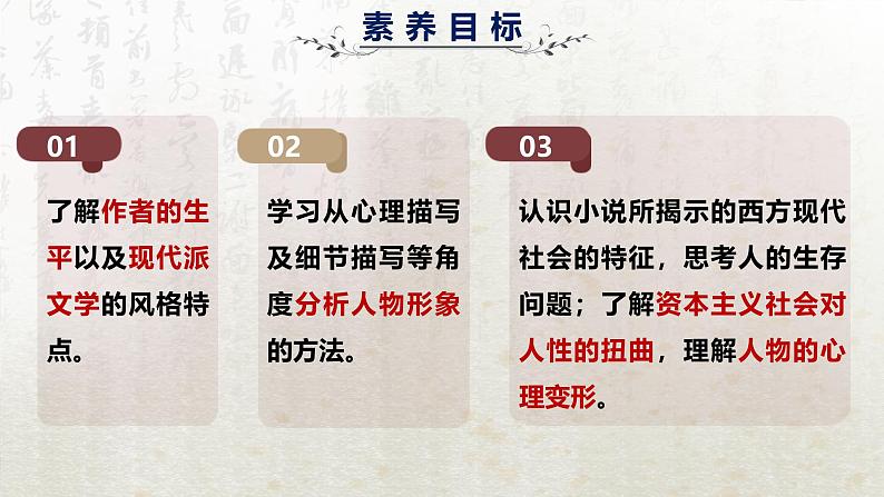 14.2 变形记（教学课件）-高中语文人教统编版必修下册第4页