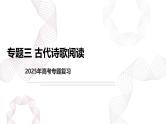 新高考语文二轮复习基础巩固课件专题三 古代诗歌阅读