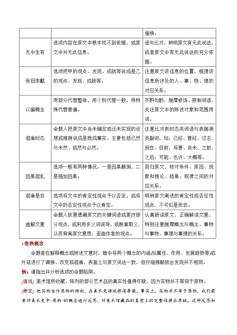 新高考语文一轮复习信息类文本分析专题02：信息筛选、整合、辨析（原卷版）第3页