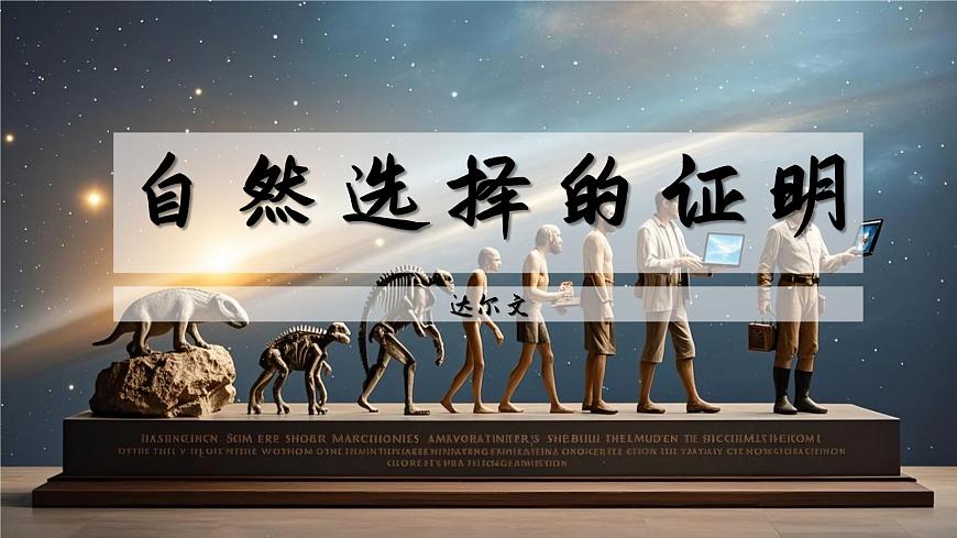 13.1《自然选择的证明》课件-2024-2025学年高二语文同步备课精选课件（统编版选择性必修下册）第1页