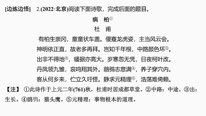2025届高中语文一轮复习课件24　命制错误选项的八大设误点（共42张ppt）第7页