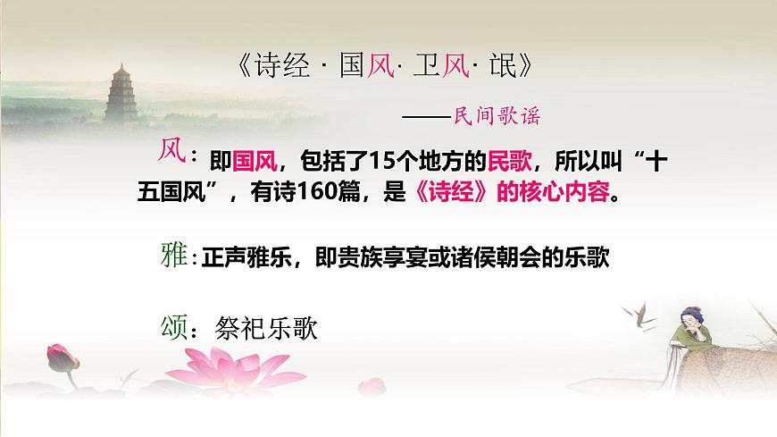 统编版高中语文选择性必修下册《氓》课件第6页