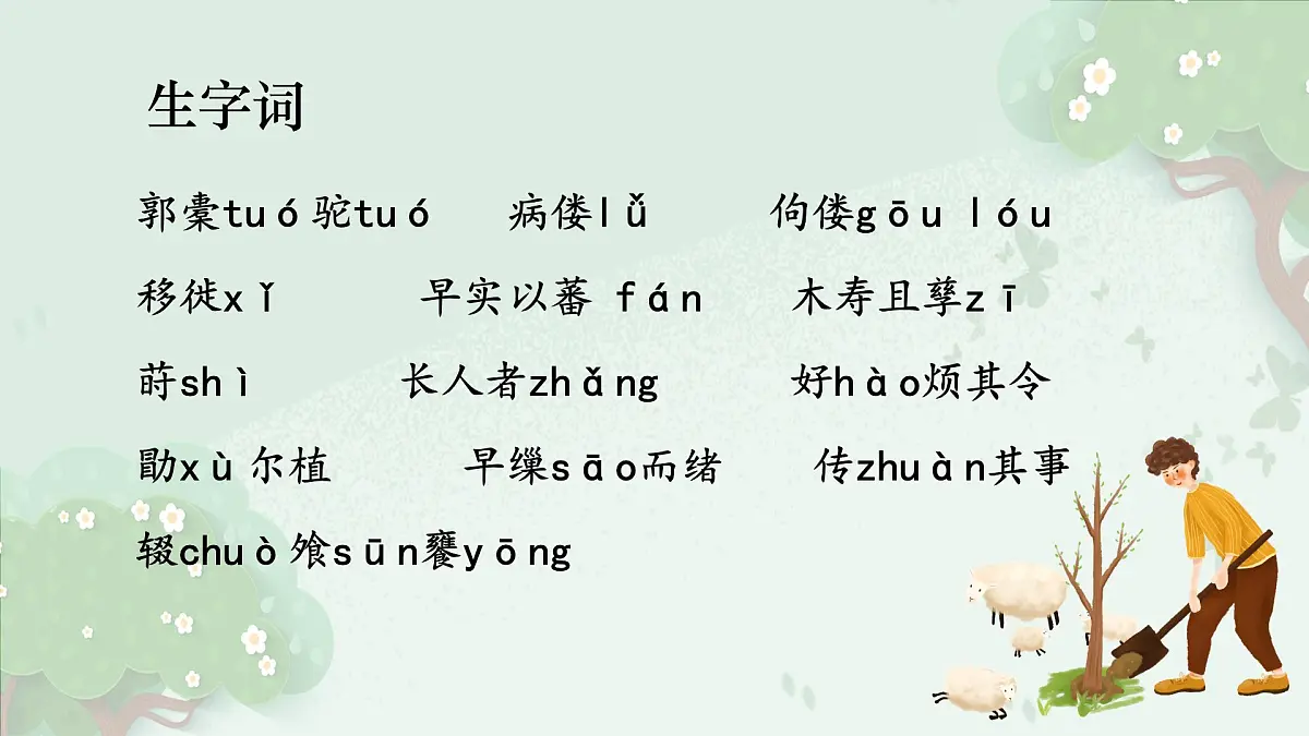 统编版高中语文选择性必修下册教学课件《种树郭橐驼传》第6页