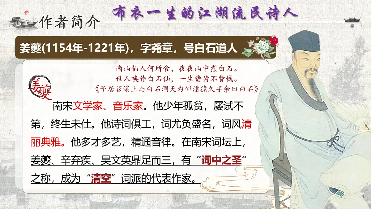 统编版高中语文选择性必修下册《扬州慢》教学课件第5页