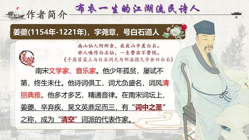 统编版高中语文选择性必修下册《扬州慢》教学课件第5页