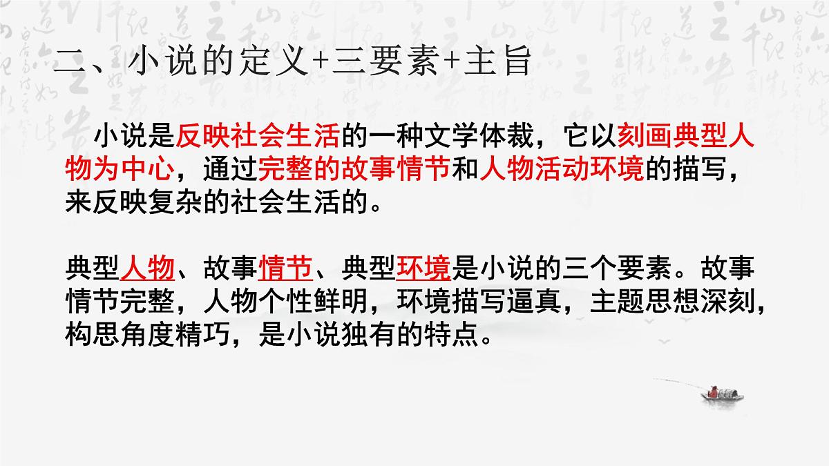 2025年高考语文专题复习：小说阅读 课件第3页